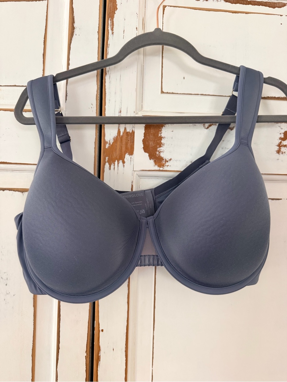 ThirdLove Smooth Molded Underwire Bra in Slate Blue